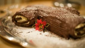 La bûche fait traditionnellement partie du festin de Noël. Photo d'illustration