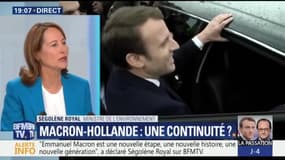 "Les Français vont donner une majorité absolue à Macron", pense Royal
