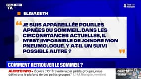 Je ne peux pas joindre mon pneumologue pour mon apnée du sommeil, que faire?  BFMTV répond à vos questions 