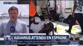 Les 629 migrants de l’Aquarius attendus à Valence