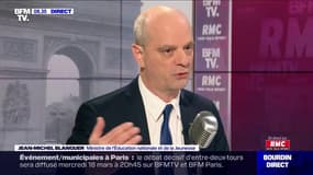 Jean-Michel Blanquer : "Dans tous les scénarios que nous avons, il n'est pas prévu de fermer les écoles. Ce n'est pas la stratégie adéquat pour la France"