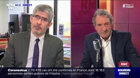 Gilles Bloch PDG de l’INSERM, répondait aux questions de Jean-Jacques Bourdin ce lundi 6 avril