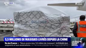 5,5 millions de masques de protection livrés depuis la Chine