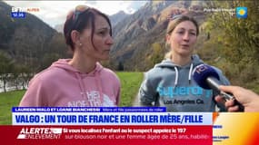 Valgaudemar: cette mère et sa fille vont faire le tour de France en roller
