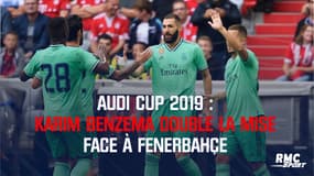 Audi Cup :  Karim Benzema double la mise face à Fenerbahçe