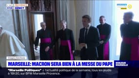 Marseille: Emmanuel Macron assistera à la messe du pape