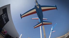 Un Fouga Magister exposé au musée de l'air et de l'espace du Bourget 