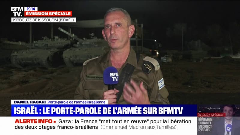 Daniel Hagari, porte-parole de l'armée israélienne: 