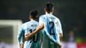 Lionel Messi et Javier Pastore