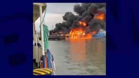 Un ferry chargé de carburant coule près de la Crimée, le 22 août 2024