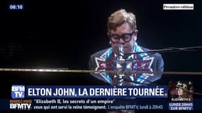 Les fans toujours conquis par Elton John, lors du 100e concert de sa tournée d'adieu