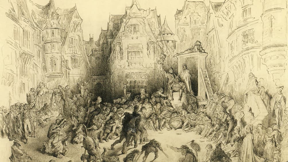 Représentation d'une Cour des Miracles Représentation d'une Cour des Miracles
