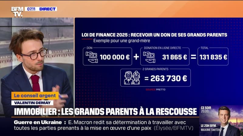 Immobilier: les grands-parents peuvent désormais faire une donation défiscalisée de 100.000 euros