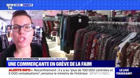 Fermeture des petits commerces: Véronique, commerçante en grève de la faim, dit avoir "ressenti de l'injustice"