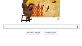 Le doodle du jour est consacré au peintre Toulouse-Lautrec dans de nombreux pays.