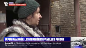 Guerre en Ukraine: les dernières familles fuient Irpin, ravagée par l'armée russe