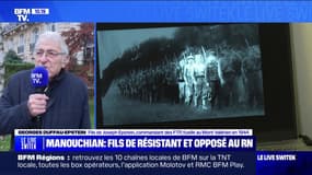 Panthéonisation de Missak Manouchian: "Je suis non seulement fier mais extrêmement ému" affirme Georges Duffau-Epstein, fils de Joseph Epstein fusillé en 1944