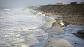 La plage de Gouville-sur-Mer (image d'illustration)
