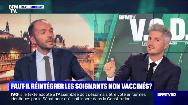 Soignants non vaccines Tensions a l Assemblee 25 11 1528356