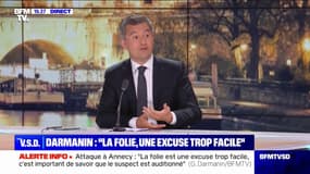 Attaque au couteau à Annecy: Gérald Darmanin salue "le courage des gens qui sont intervenus" 