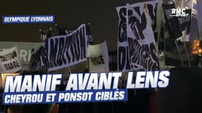 OL : Manif de supporters lyonnais avant Lens, Cheyrou et Ponsot ciblés