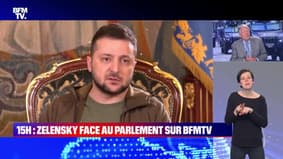 A 15h, Zelensky face au Parlement sur BFMTV - 23/03