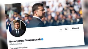 Capture d'écran du compte Twitter du président ukrainien Volodymyr Zelensky, le 27 février 2022