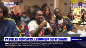 Asvel: les joueurs en dédicaces à Lyon