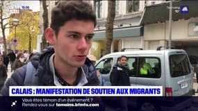 Plusieurs centaines de personnes réunies à Calais en soutien aux migrants et aux grévistes de la faim