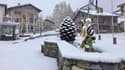 L'entrée du village de Bessans, et son "diable"