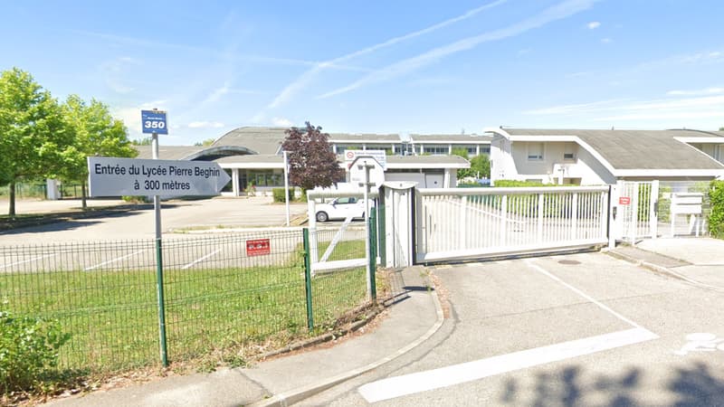 Le lycée Pierre Berghin de Moirans, en Isère, en juin 2022.