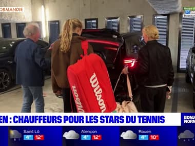 Rouen: ces bénévoles dédiés au transport des joueuses de tennis pendant l'Open Capfinances