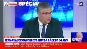 Marseille: l'émotion de Julien Ruas à l'évocation de la mort de Jean-Claude Gaudin