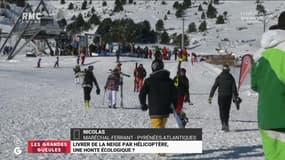 Livrer de la neige par hélicoptère, une honte écologique ? - 17/02
