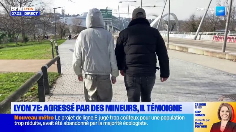 Lyon 7e : aggressé par des mineurs, il témoigne