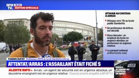 Attaque au couteau à Arras: "On ne soupçonne jamais ses élèves de passer à l'acte" affirme ce professeur d'EPS du lycée Gambetta