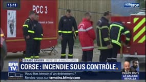 Préfet de la Haute-Corse sur l'incendie : "On reste vigilant parce qu'on peut craindre une reprise de feu" à cause du vent