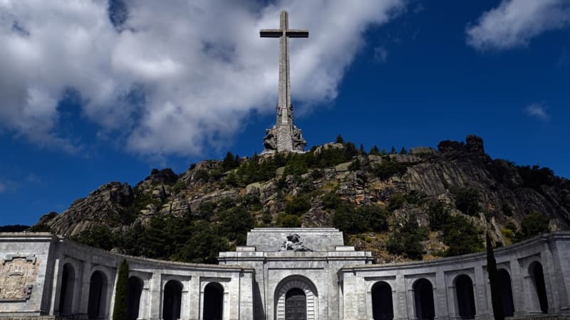 La Valle de los Caidos où repose Franco depuis sa mort, un monument qu'il construisit pour les combattants franquistes tombés pendant la guerre civile