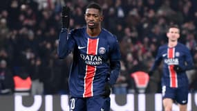 Ousmane Dembélé le 12 janvier au Parc des Princes face à Saint-Etienne