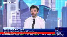 Antoine Grignon (Knight Frank France) : Hausse des taux, télétravail... comment l'immobilier tertiaire évolue-t-il ? - 08/02