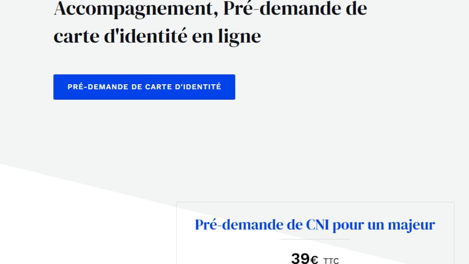 Le site frauduleux reprend les codes d'un site officiel.