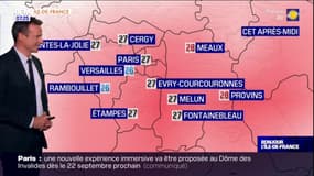 Météo Paris-Île-de-France: du soleil et de la chaleur ce mercredi, 27°C à Paris