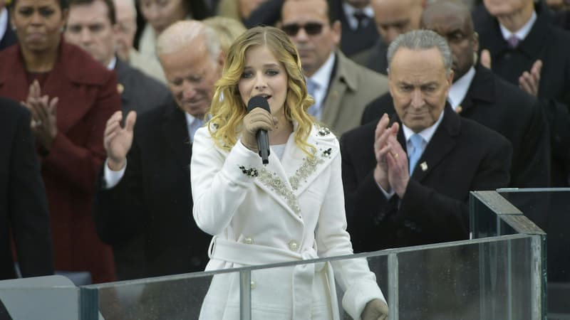 Jackie Evancho a chanté l'hymne américain lors de la cérémonie d'investiture de Donald Trump, le 20 janvier.