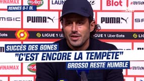 Rennes 0-1 OL: "On a mis le coeur sur le terrain", la fierté de Grosso 