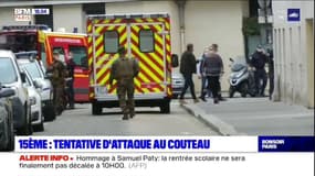Paris: un individu tente d'attaquer des policiers au couteau dans le 15ème arrondissement