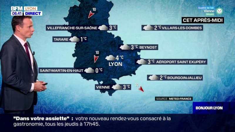 Météo Rhône: un mardi couvert et des températures en dessous des moyennes