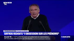 François Bayrou "très choqué" par "l'obsession sur l'identité et les prénoms"
