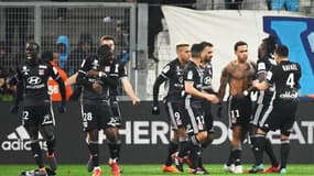 La joie des Lyonnais à Marseille en mars 2018