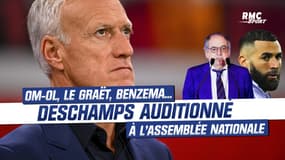 OM-OL, racisme, Benzema, homophobie, Le Graët... le best of de Deschamps auditionné à l'Assemblée nationale