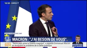 Macron devant les maires : "Notre pays aime la finance magique mais ma fonction m'oblige à la responsabilité"